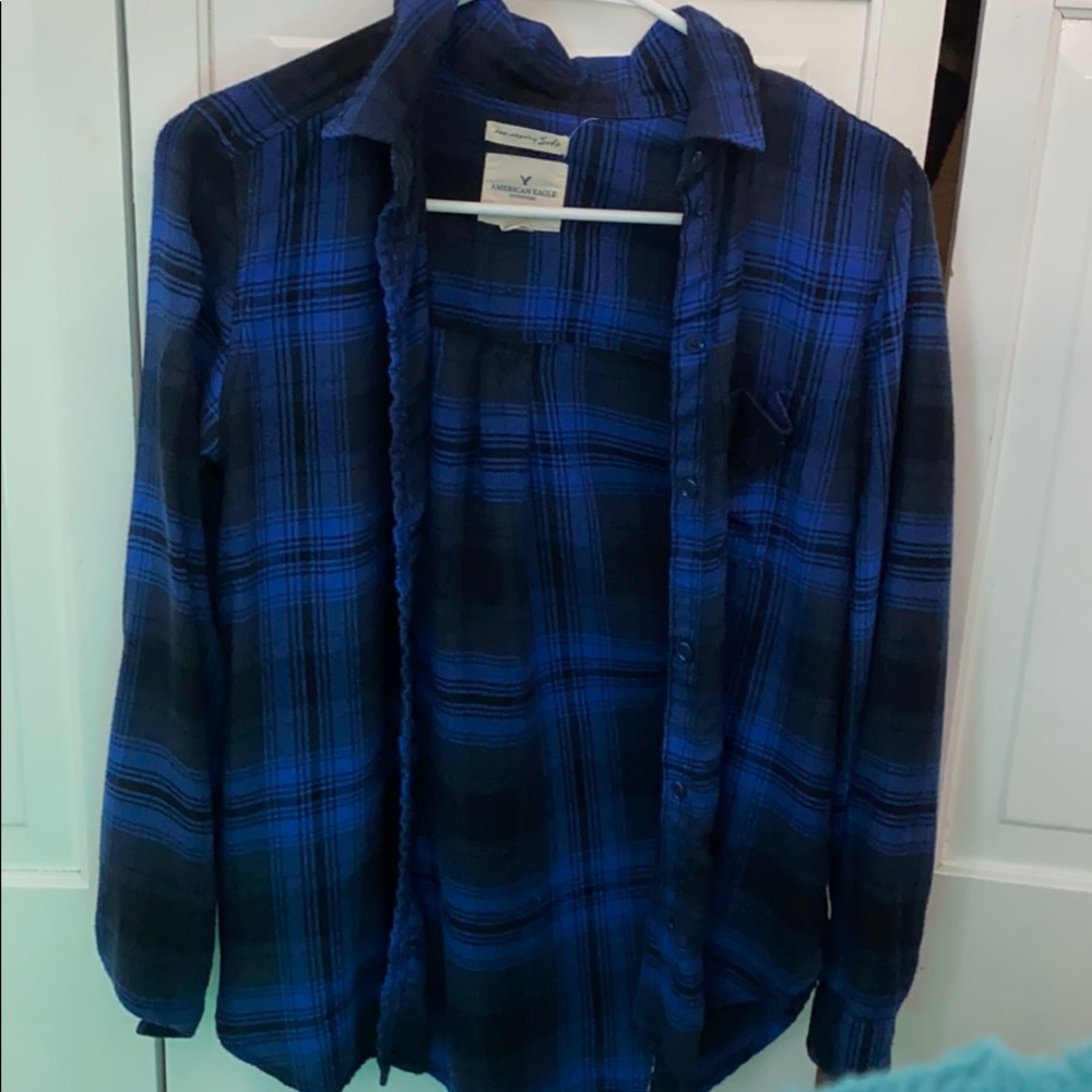 american eagle boyfriend fit flannel